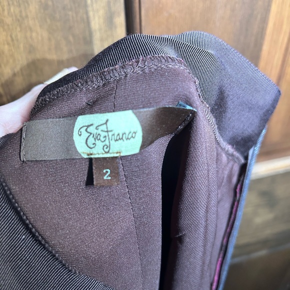 Anthropologie Pink and Black Pencil Skirt - Picture 5 of 5